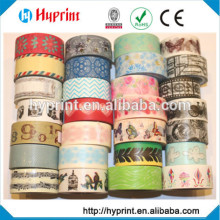 Writing printed washi custom Japanese paper tape